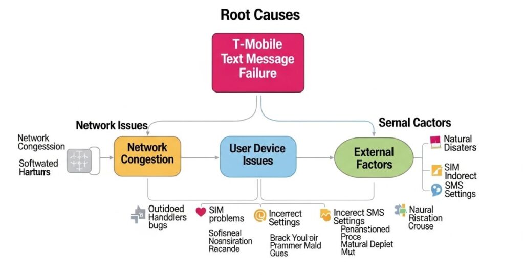 Root Causes of T-Mobile Text Messaging Failures