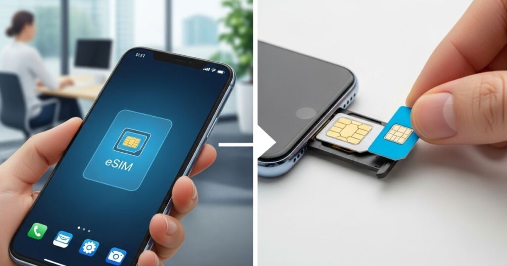 Switch from eSIM to a Physical SIM