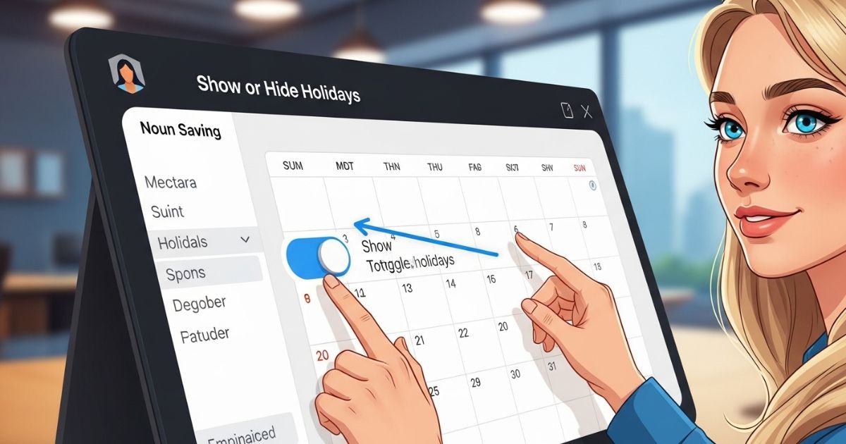 Why Learning to Show or Hide Holidays on Calendar Saves Time
