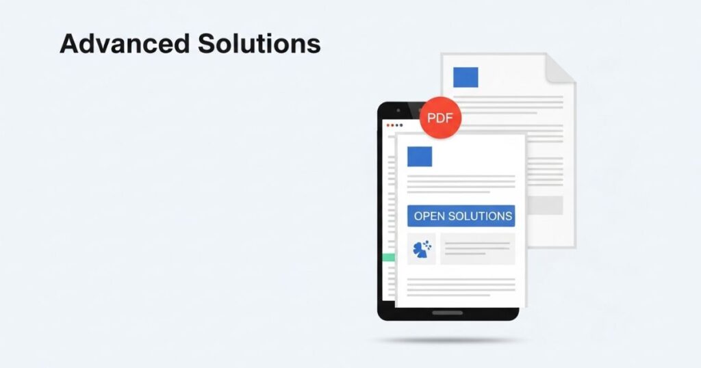 Advanced Solutions to Open PDF Files
