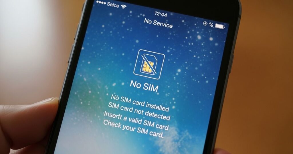 Causes of the iPhone No SIM Error