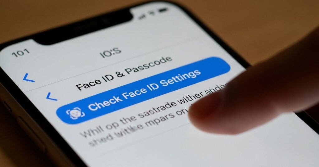 Check Face ID Settings