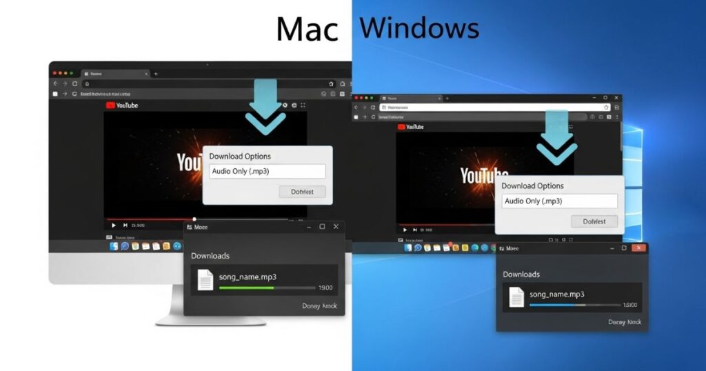 Download YouTube audio on Mac/Windows