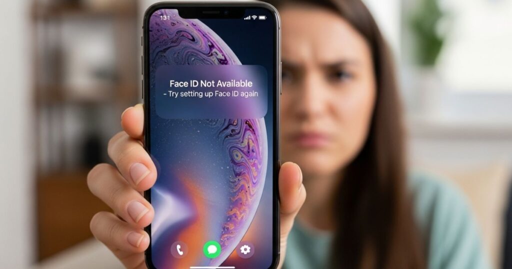 Face id not working on iphone