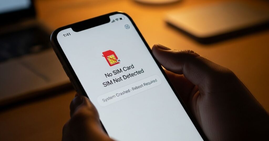Fix Phone Says No SIM When System Crashed