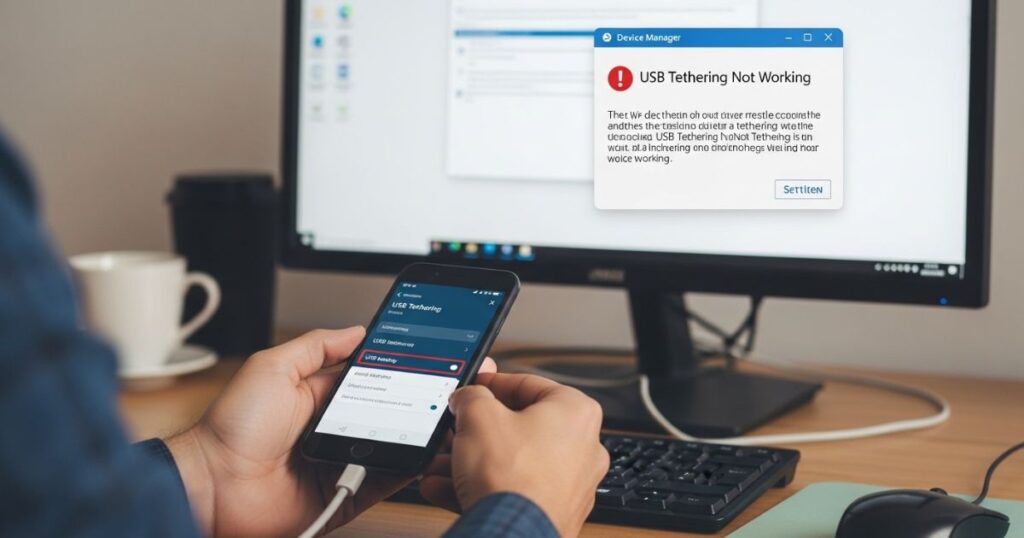 How To Fix USB Tethering Not Working on Windows PC