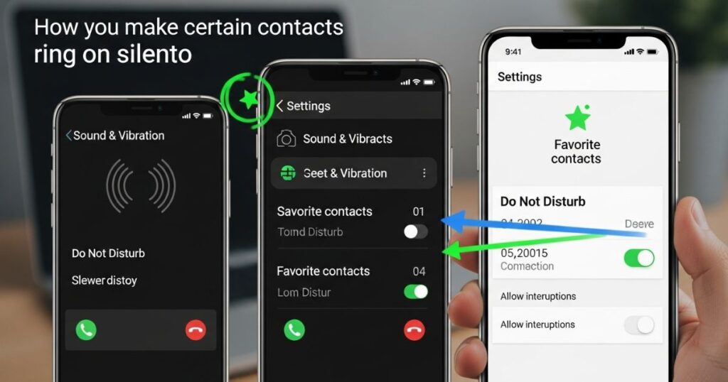 How to Make Certain Contacts Ring on Silent Android?