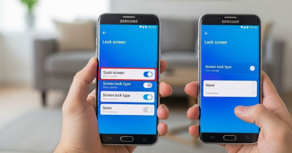 How to remove the lock screen on your Samsung phone