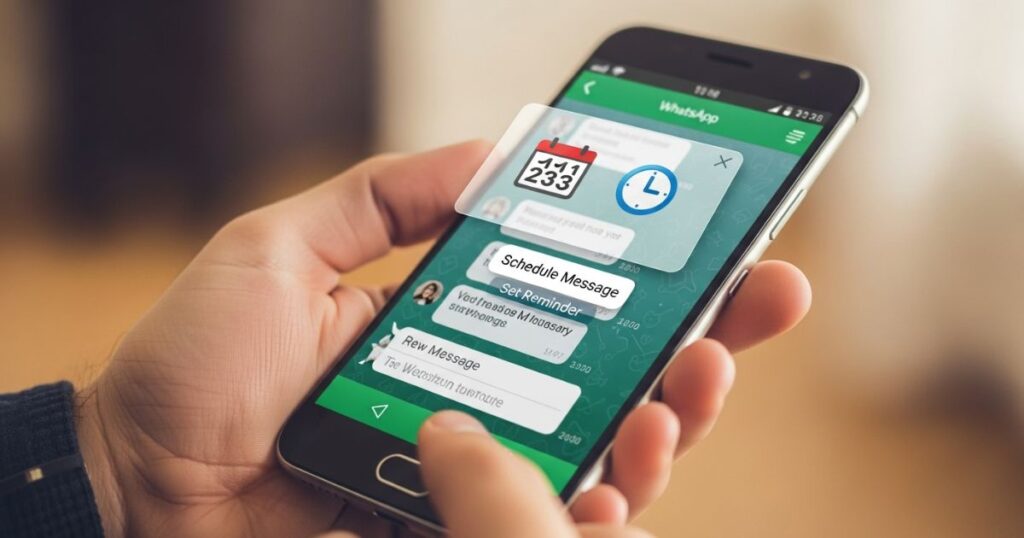 How to schedule WhatsApp messages on Android?