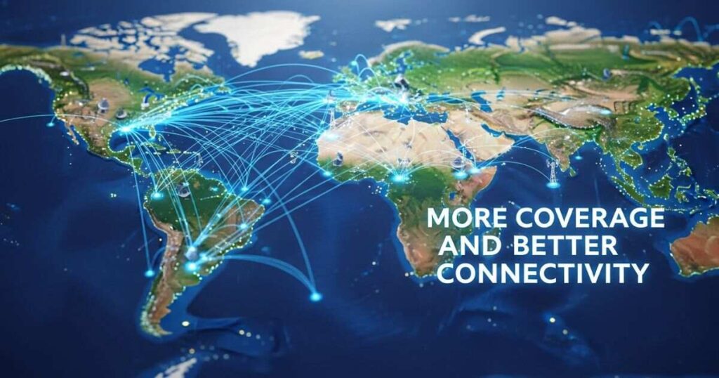 More Coverage and Better Connectivity