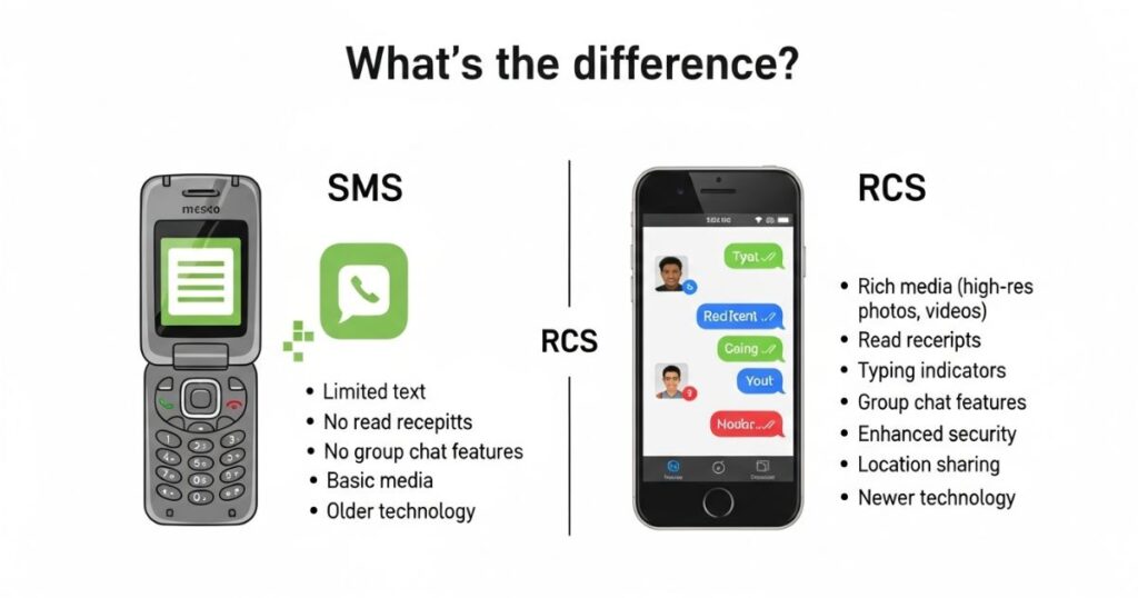 RCS vs. SMS: What's the difference?
