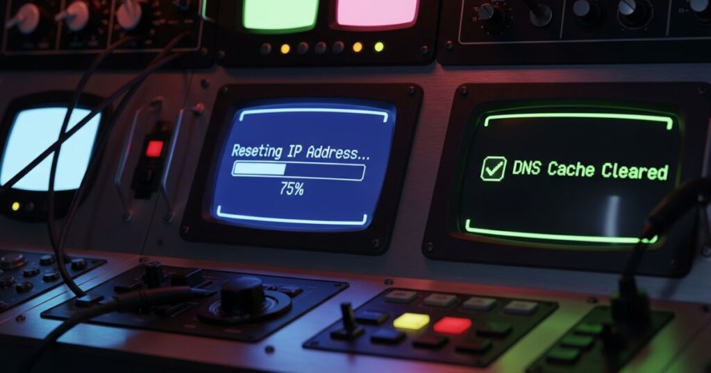 Reset Your IP And Clear DNS Cache