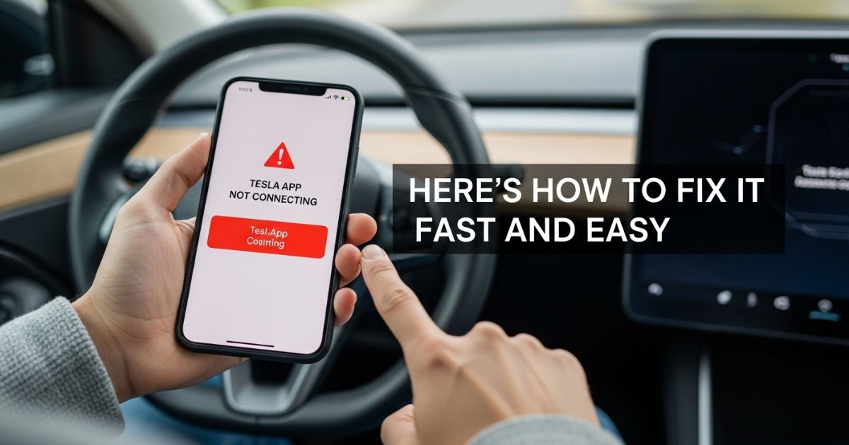 Tesla App Not Connecting Here’s How to Fix It Fast and Easy