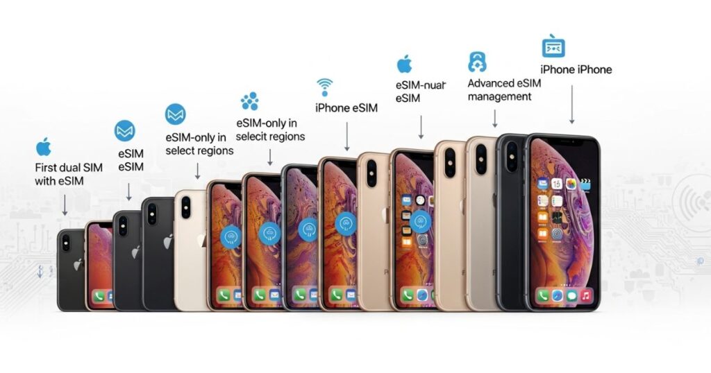 The evolution of eSIM in iPhones