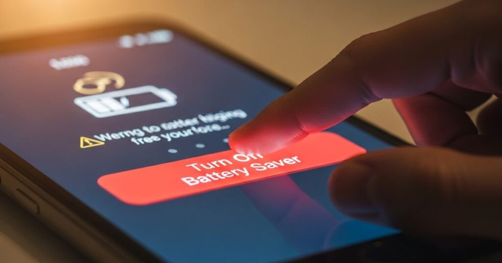 Turn Off Battery Saver