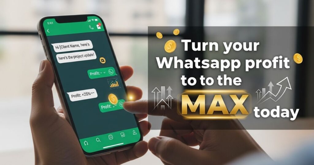 Turn your WhatsApp profit to the max today