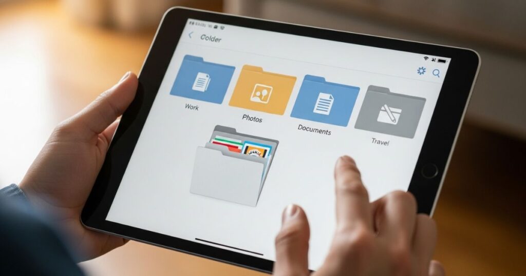 Using a Folder Organizer App