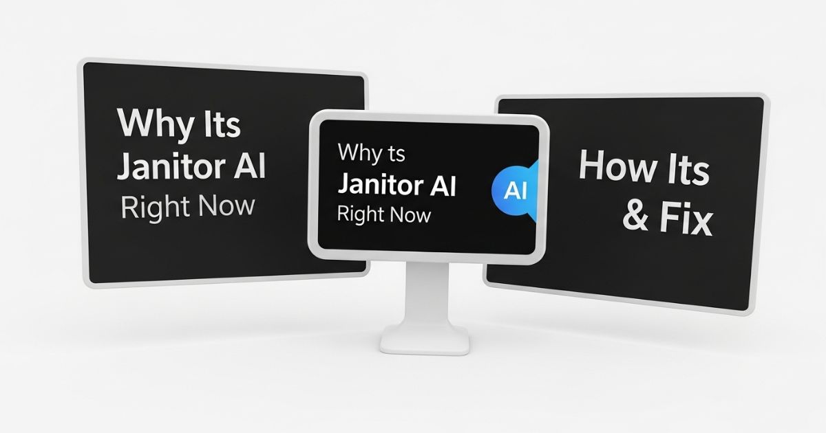 Why Is Janitor AI Down Right Now and How to Fix It